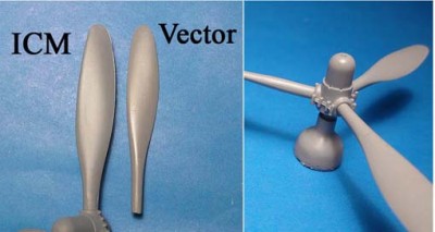 Vector VDS48-126 A-26B/C Invader пропеллеры (ICM kit) 1/48