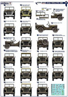 Colibri decals 72016 Willys MB - Red Army 1/72