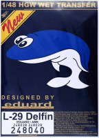 HGW 248040 Decals+stencils L-29 Delfin (EDU/AMK) 1/48