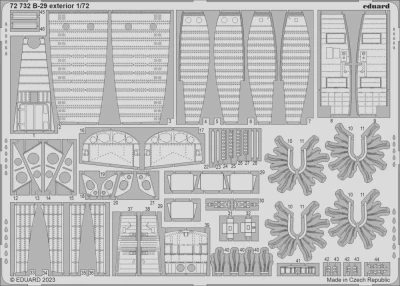 Eduard 72732 SET B-29 exterior (H.2000/ACAD) 1/72