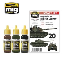 Ammo Mig 7172 Набор акриловых красок M48H RoCA (Китайская армия)