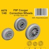 CMK 4479 F9F Cougar Correction Wheels (KITTYH) 1/48