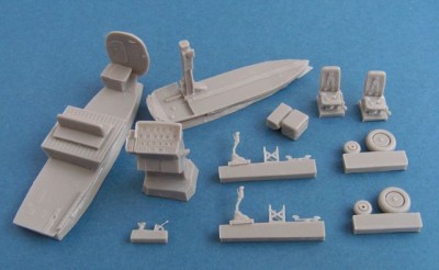 Pavla Models C72012 Mi-2 cockpit + wheels + battery box 1:72