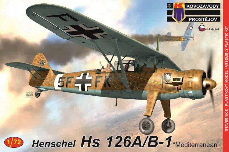 Kovozavody Prostejov 72337 Henschel Hs-126A/B-1 Mediterranean (3x camo) 1/72