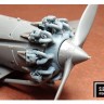 Sbs Model 48092 Bristol Bulldog Eng.cylinders w/ Rocket cov. 1/48