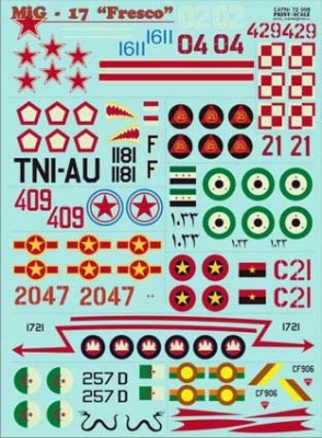 Print Scale 72-008 МиГ-17 &quot; Fresco&quot; 1/72