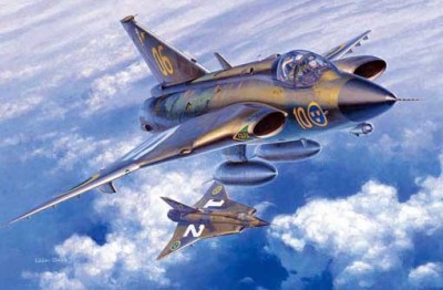 Hasegawa 07241 J35F/J Draken 1/48