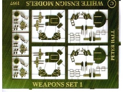 White Ensign Models PE 613 WW2 ROYAL NAVY ANTI-AIRCRAFT WEAPONS 1/600