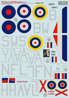 Print Scale 72-335 Vickers Wellingont - part 1 (wet decals) 1/72
