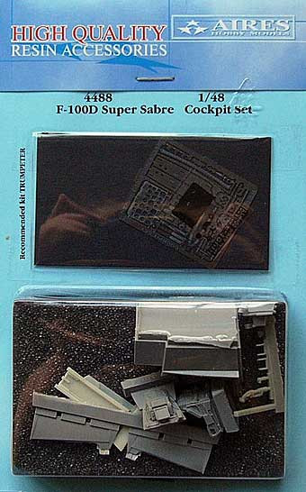 Aires 4488 F-100D Super Sabre cockpit set 1/48