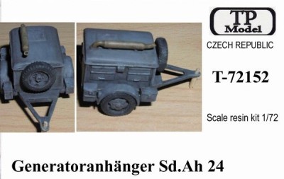 TP Model T-72152 Generatoranh?¤nger Sd.Ah 24 1/72