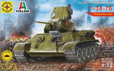 Моделист 307224 Т-34-76 1/72