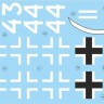 Lf Model C3503 Decals Bf 109G-10 Gustav part I. (BORDER) 1/35