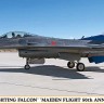 Hasegawa 07535 Истребитель ВВС США F-16CM FIGHTING FALCON "MAIDEN FLIGHT 50th ANNIVERSARY" (Limited Edition) 1/48