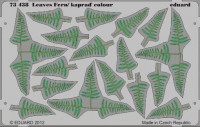 Eduard 73438 1/72 Фототравление для Leaves Fern / kaprad colour