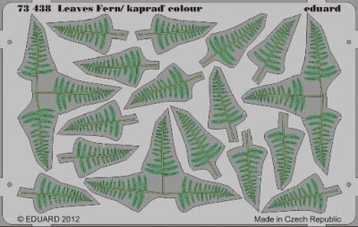 Eduard 73438 1/72 Фототравление для Leaves Fern / kaprad colour