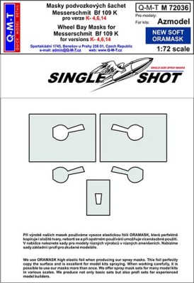 Q-M-T M72036 1/72 Mask Bf 109K-4,6,14 (AZMOD)