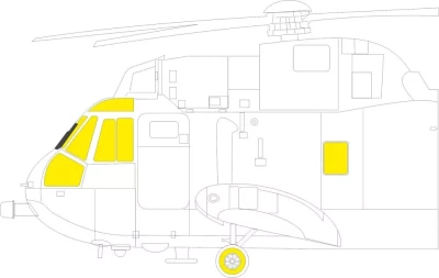Eduard EX989 Mask Sea King (Airf) 1/48