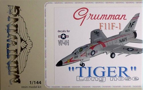 Miniwing MINI066 Grumman F-11F-1 Tiger long nose / VF-51 1/144