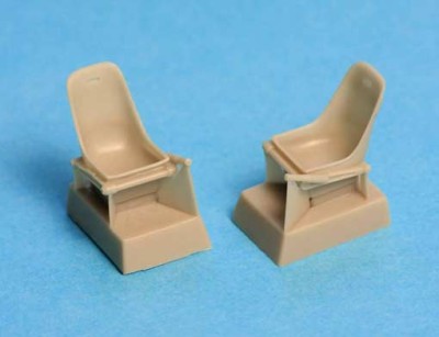 Sbs Model 48008 Bf-109E seats without harness 1/48