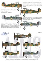 Aims AIMS32D018 Gloster Gladiator Mk.I/Mk.II/Sea Gladiator decals 1/32