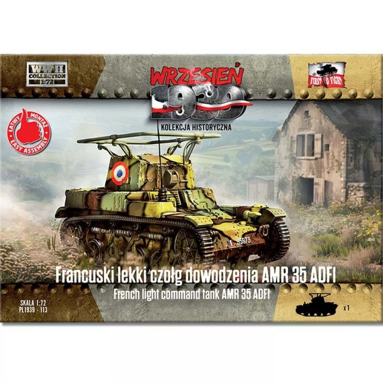 First To Fight FTF-72113 French light command tank AMR 35 ADF1 1/72