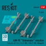 Reskit 48479 AIM-9E 'Sidewinder' missiles (4 pcs.) 1/48