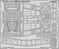 Eduard 32373 Fw 190F-8 wheel bay 1/32