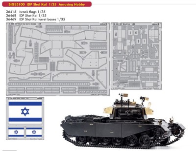 Eduard BIG035100 IDF Shot Kal (AMUS.H.) 1/35