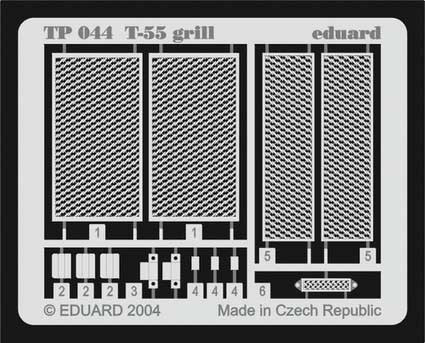 Eduard TP044 T-55 grill TAM