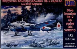 UniModel UMM-72104 Dive Bomber Pe-2 ski (55 series) 1/72