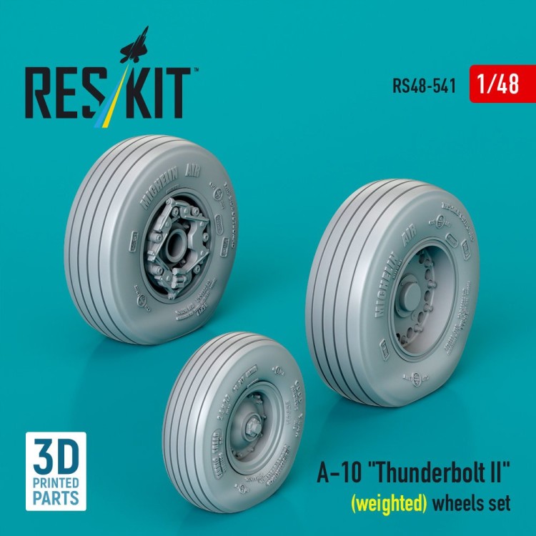 Reskit 48541 A-10 'Thunderbolt' wheels set (weighted) 1/48