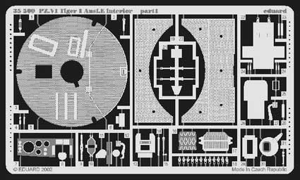 Eduard 35500 Tiger I Ausf.E interior ACA