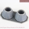 Mk1 Design MA-32019 McDonnell-Douglas F/A-18A+/F/A-18B/F/A-18C/F/A-18D exhaust nozzle Set (closed) 1/32