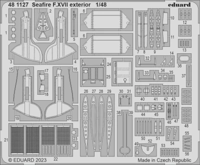 Eduard 481127 SET Seafire F.XVII exterior (AIRF) 1/48