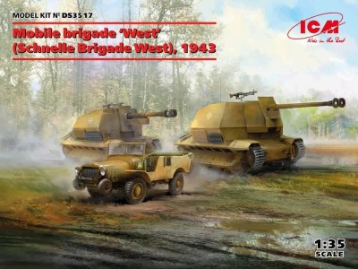 ICM DS3517 Mobile brigade 'West', 1943 DIORAMA (3 kits) 1/35