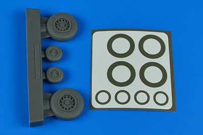 Aires 4829 E-2 Hawkeye/C-2 Greyhound wheels paint masks 1/48