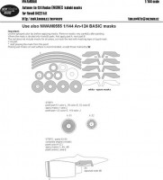 New Ware NWA-M0556 1/144 Mask An-124 Ruslan ENGINES (REV 04221)