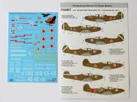 Foxbot Decals FBOT48021A Red Snake: Soviet P-39 Airacobras, Part 1 (Stencils not included) 1/48