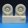 Barracuda Studios BCR48243 Grumman F8F-2 Bearcat Late Mainwheels. Accurate late style mainwheels w ribbed tires/tyres & cast hubs fitted to F8F-2s, including USN, USMC, most Warbirds 1/48