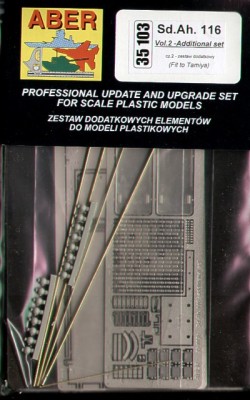 Aber 35103 Sd.Ah.116 tank transporter and Famo 18T 1/2 track set.2 (designed to be used with Tamiya kits) 1/35