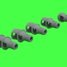 Master (Pl) G72039 Muzzle brakes for 7,5cm PaK/KwK/StuK 40 1/72