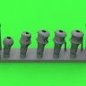 Master (Pl) G72039 Muzzle brakes for 7,5cm PaK/KwK/StuK 40 1/72