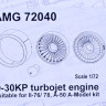 Amigo Models AMG 72040 D-30KP turbojet engine for IL-76/78, A-50 1/72