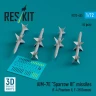 Reskit 72455 AIM-7E 'Sparrow III' missiles (4 pcs.) 1/72