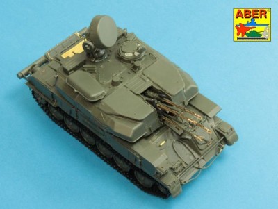 Aber 35 L-213 Barrels for Soviet ZSU-23-4V1 Shilka Self-propelled AA gun (designed to be used with Dragon and Meng Model kits) 1/35