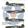 Art Scale 200-D32016 Curtiss H81-A-2 part 2 - Pearl Harbor Contains decals for two kits. 1) 1/32