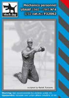 Black Dog F32062 Mechanics personnel USAAF 1940-45 No.4 1/32