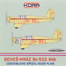 Kora Model 72224 Be-502 Bibi (Czechoslovak Racer) 1/72