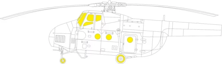 Eduard EX910 Mask Mi-4 (TRUMP) 1/48